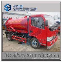 4X2 Suction Truck 4000 L Vacuum Tanker Truck